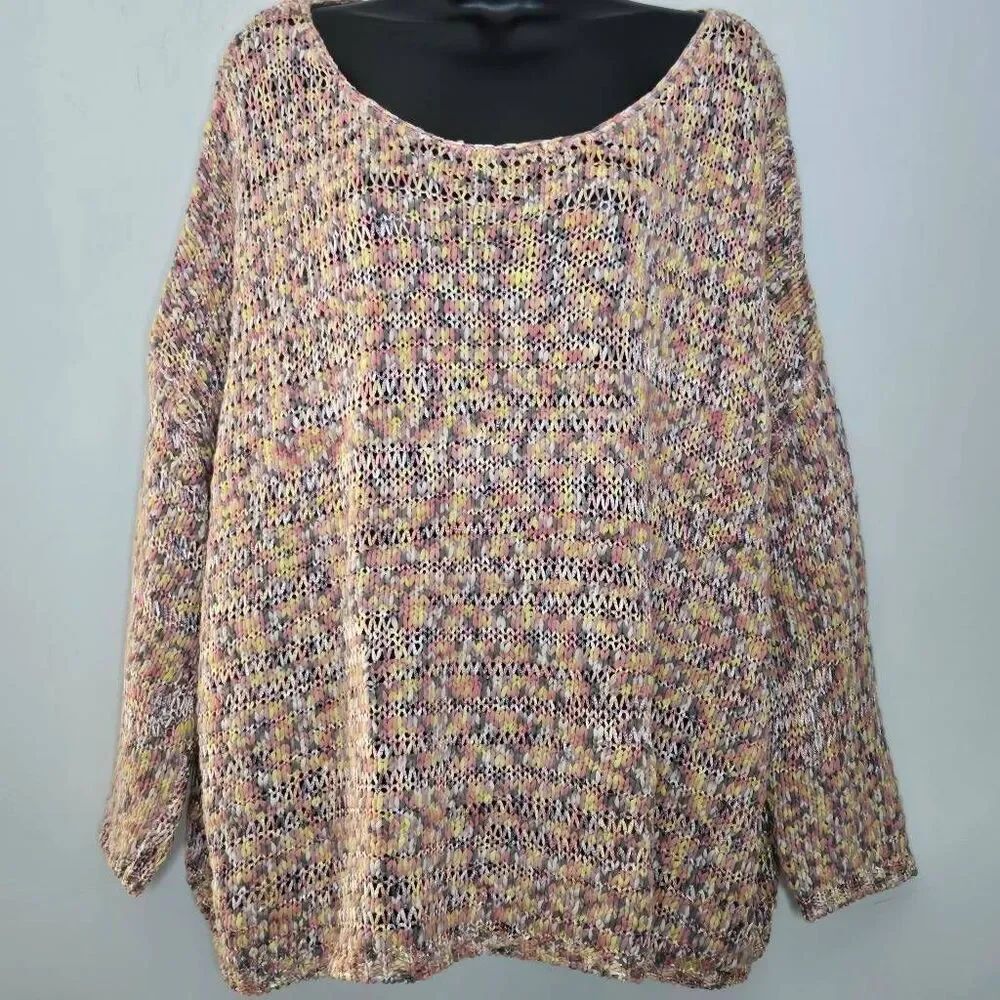 Marla Wynne Sweater Size XL Knit Oversized